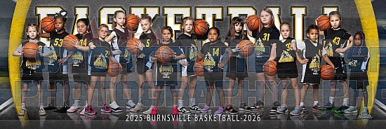 2025-2026 Burnsville Girls Youth Basketball Photo Day