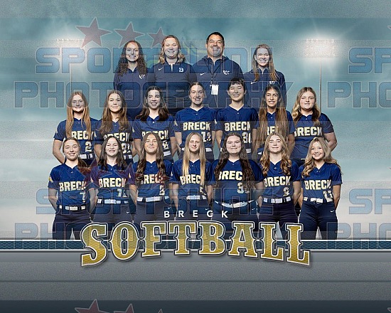 2026 Breck High School Softball Photo Day