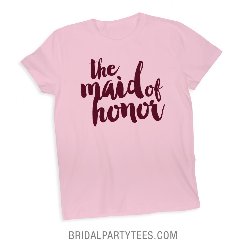 Trendy Maid of Honor