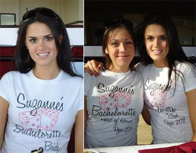 Custom Vegas Dice Bachelorette Tee