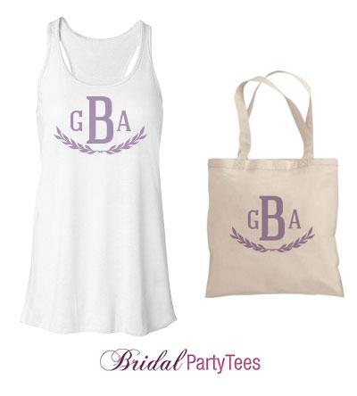 Custom Purple Monogram
