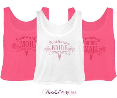 Bridesmaid Heart Scroll
