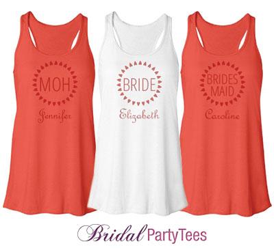 Bridesmaid Heart Circle