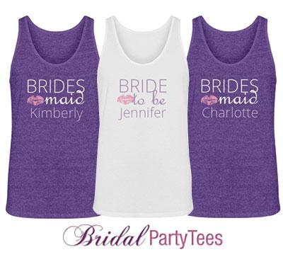 Bridesmaid Kiss With Name