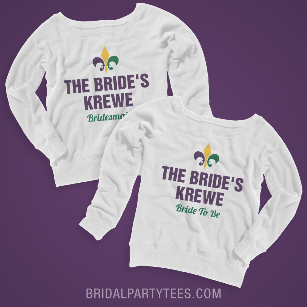 Bride's Mardi Gras Krewe