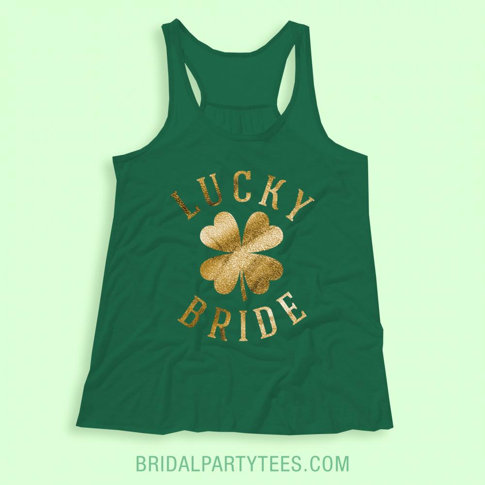 Lucky Irish Bride in Gold
