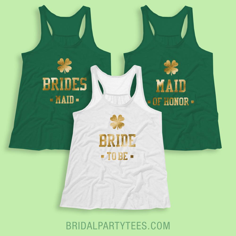 Gold Shamrock Bride To Be