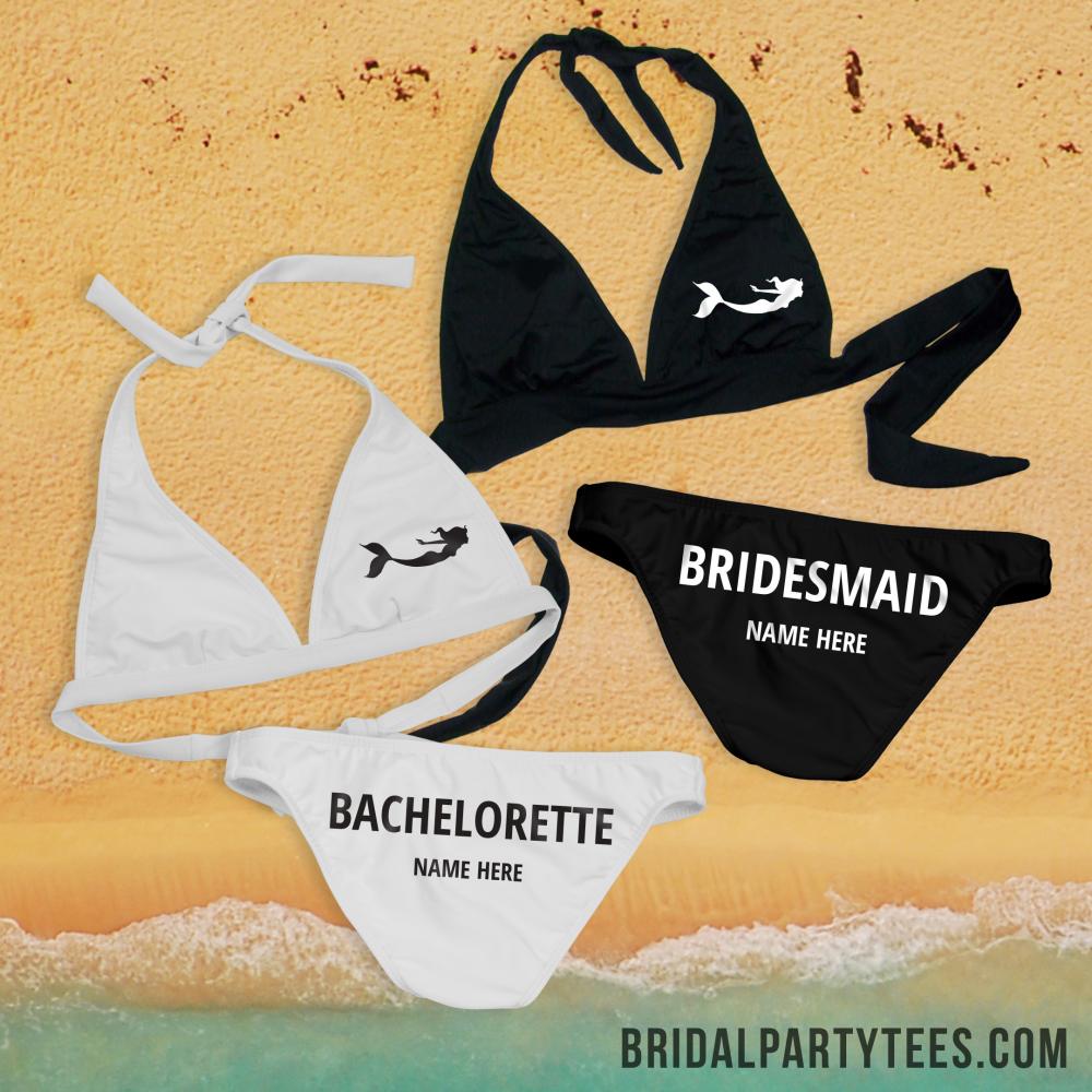 Custom Bridemaid Shell Bikini