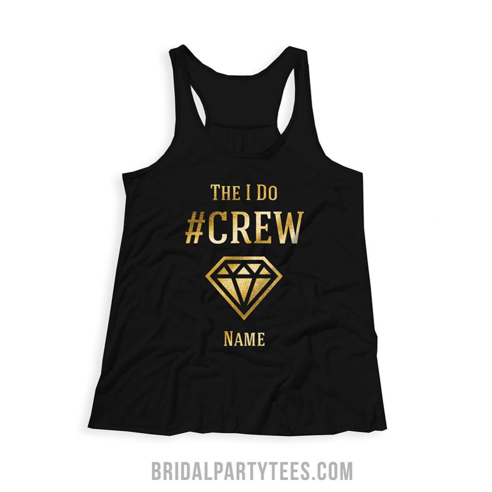 Gold Metallic I Do Crew Bride To Be Custom Name Gift