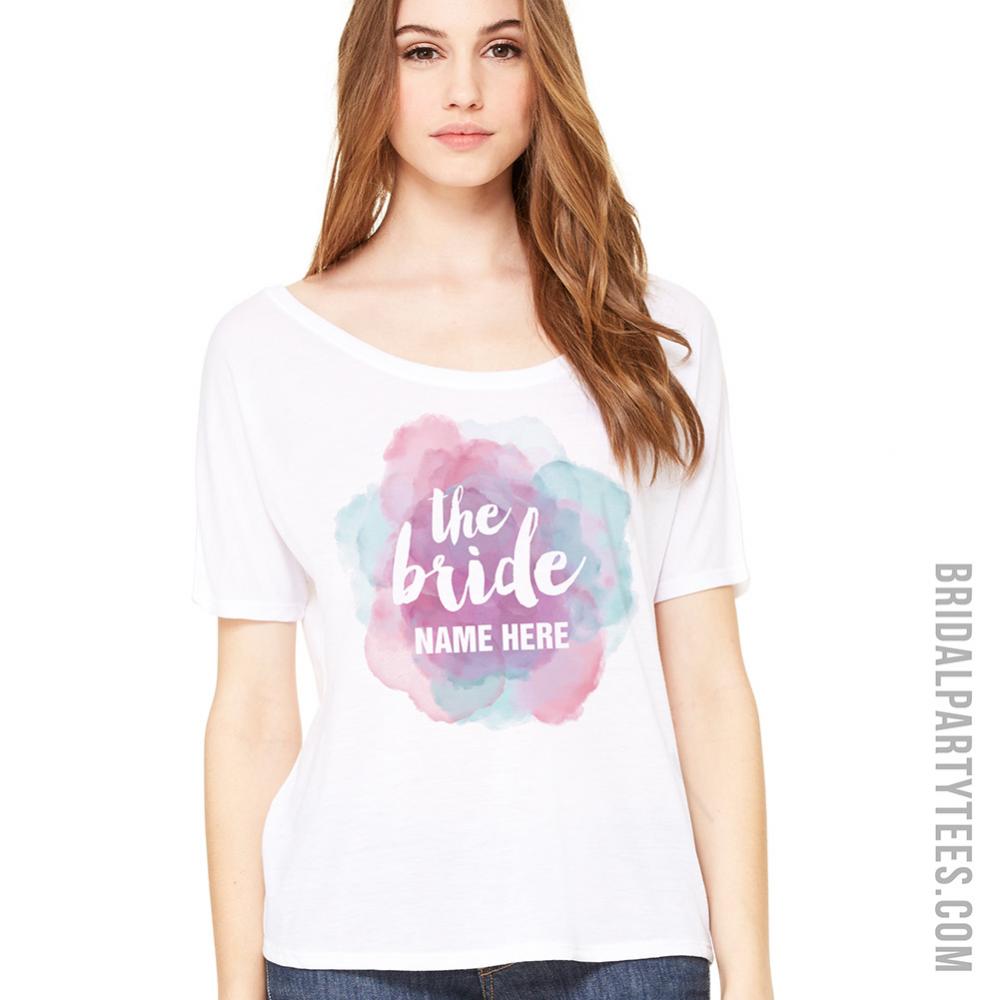 Trendy Watercolor Bride
