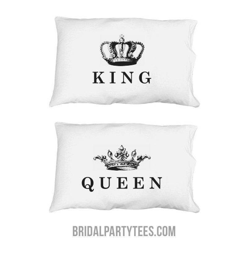 King & Queen Matching Married Gift