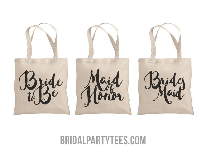 Bride To Be Matching Brush Script