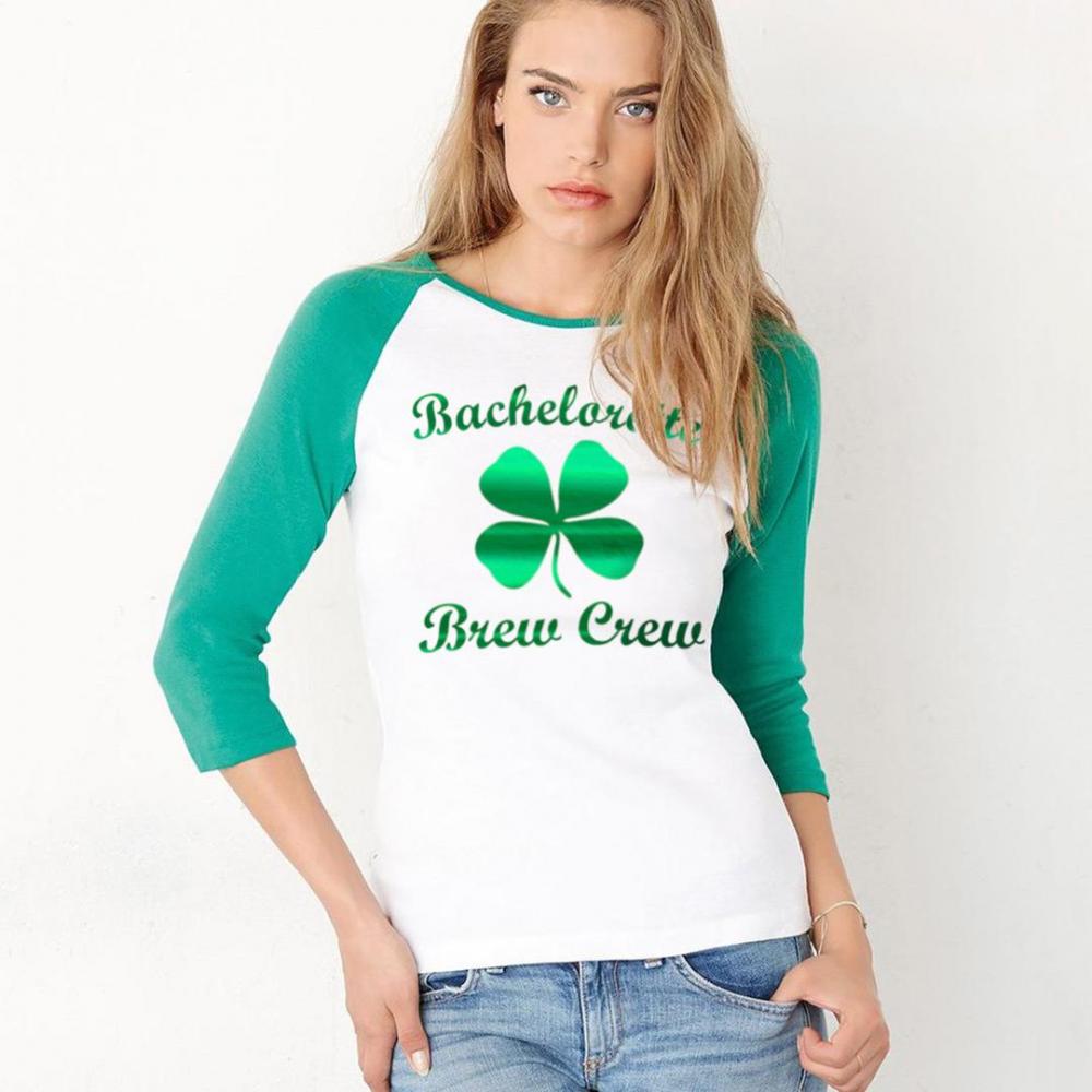 Metallic Bachelorette Irish Raglan
