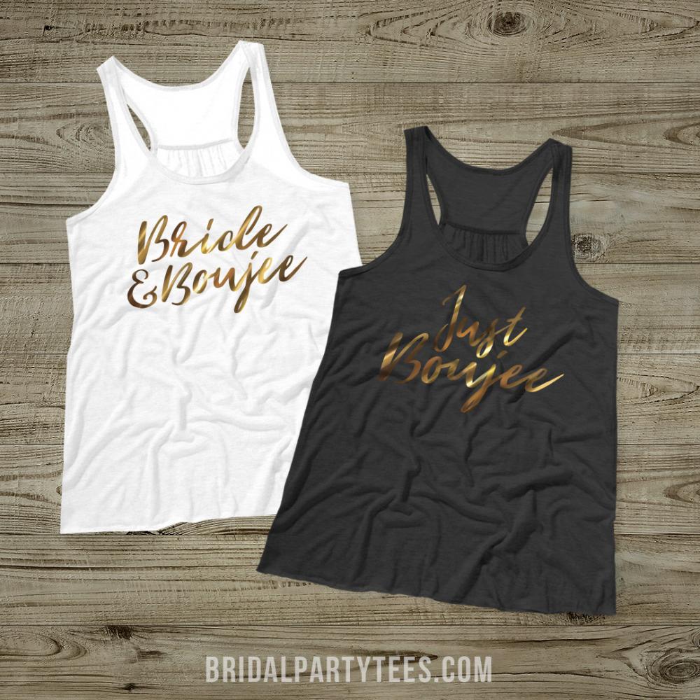 Boujee Funny Bachelorette Metallic