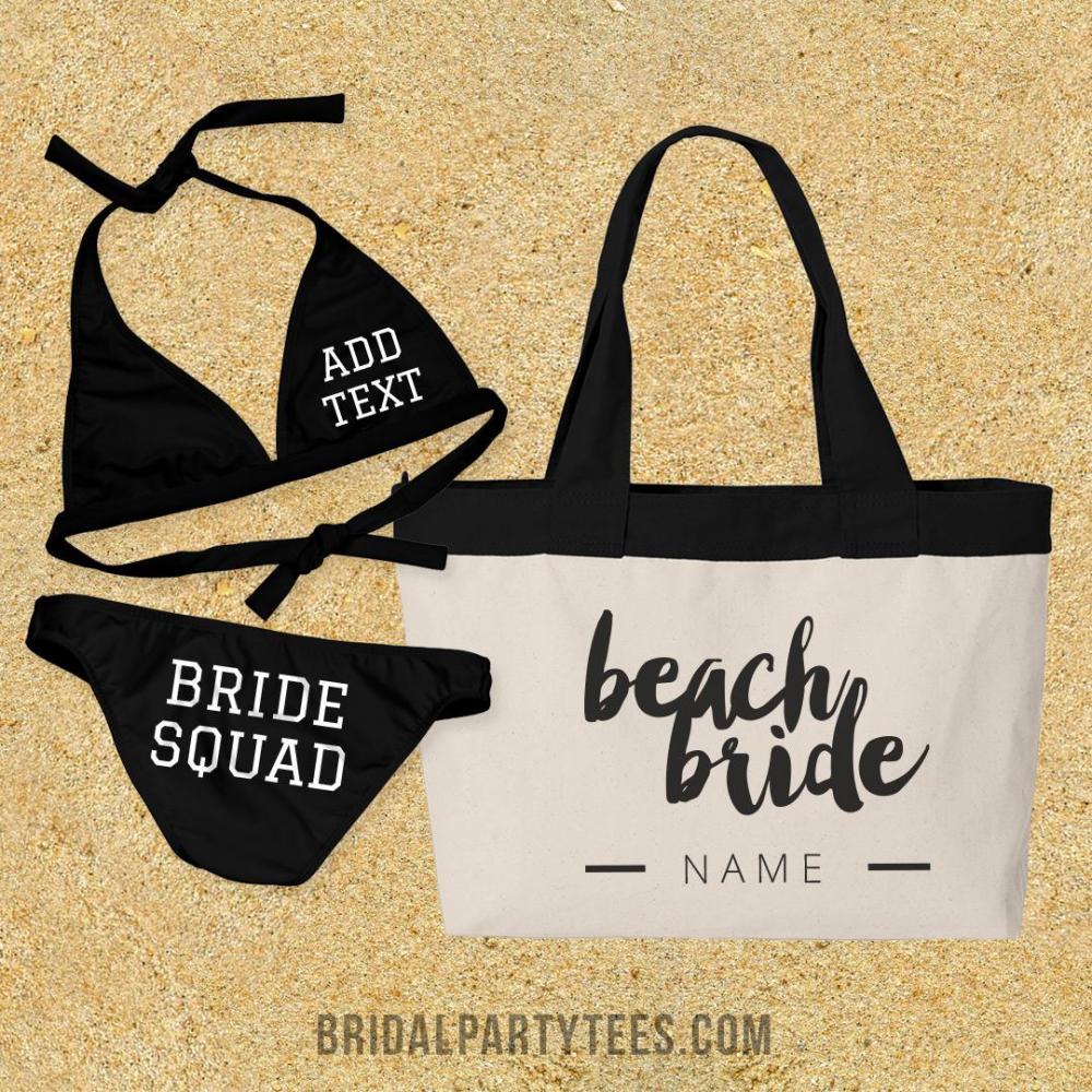 Custom Beach Bride Squad