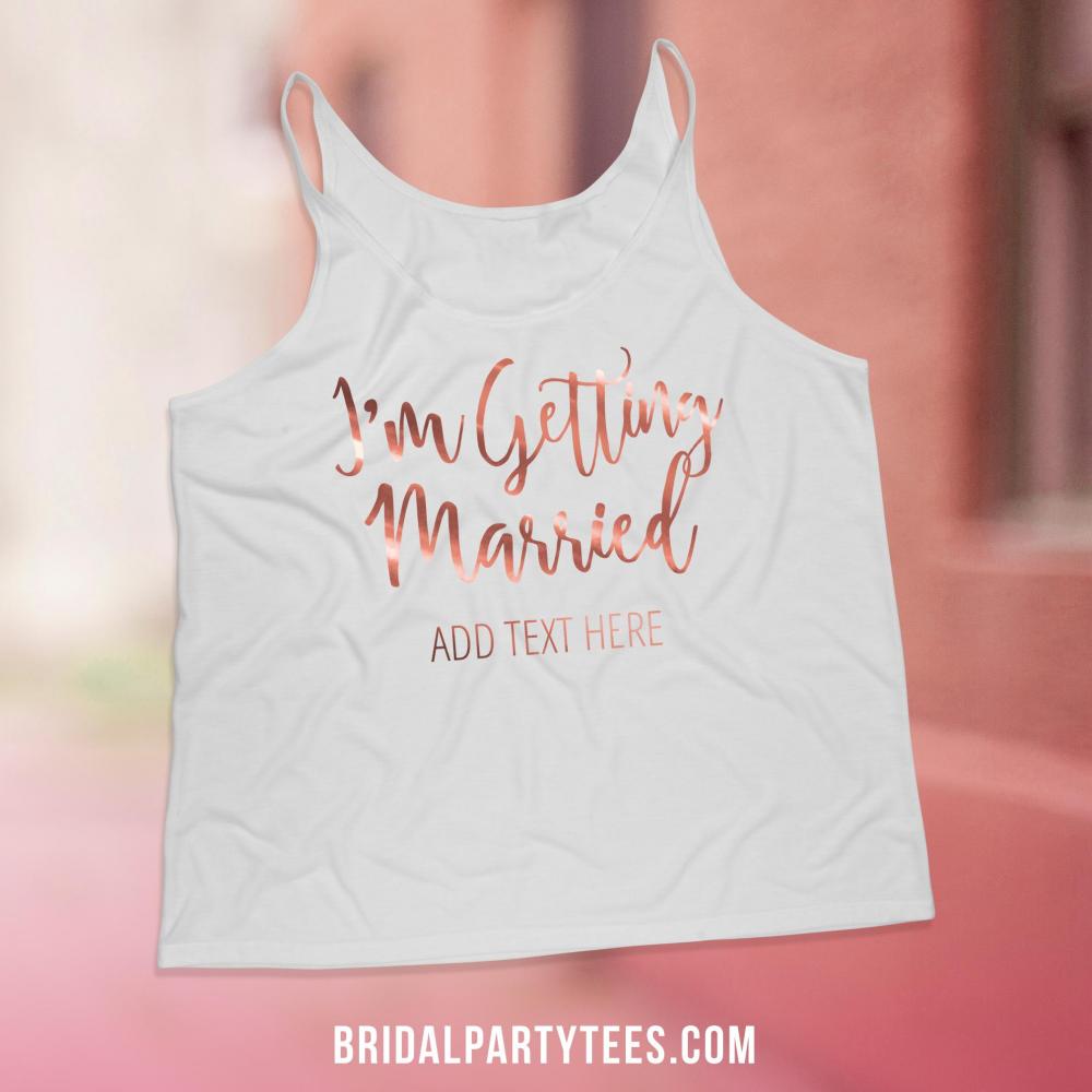 I'm Getting Married Custom Metallic