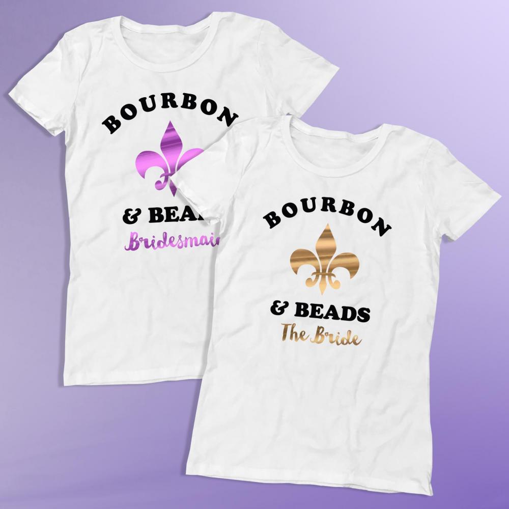 Bourbon & Beads Bride Mardi Gras