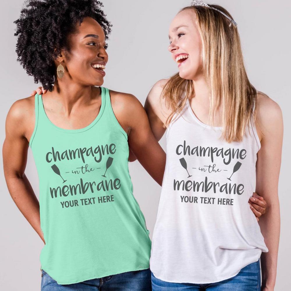 Bridesmaid Champagne Membrane
