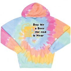 Unisex Tie-Dye Fleece Hoodie