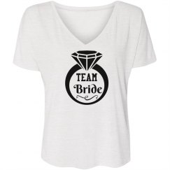 Team Bride Tshirt With Ring