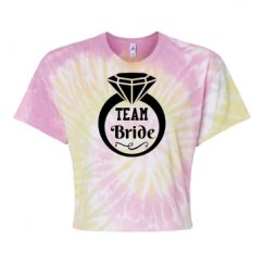 Women's Tie Dye Crop Top Tee