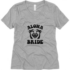 Ladies Relaxed Fit V-Neck Tee