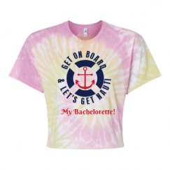 Women's Tie Dye Crop Top Tee
