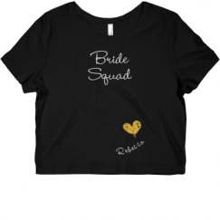 Ladies Slim Fit Crop Top Tee