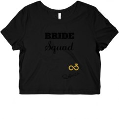 Ladies Slim Fit Crop Top Tee