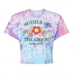 Women's Tie Dye Crop Top Tee