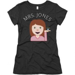 Ladies Slim Fit Super Soft Triblend Tee