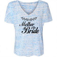 Ladies Flowy Slouchy V-Neck Tee