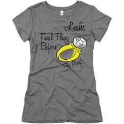 Ladies Slim Fit Super Soft Triblend Tee