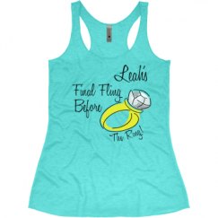 Ladies Slim Fit Super Soft Racerback Triblend Tank