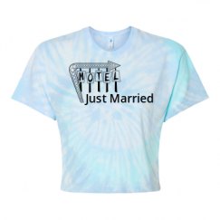 Women's Tie Dye Crop Top Tee