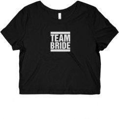 Ladies Slim Fit Crop Top Tee