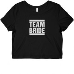 Ladies Slim Fit Crop Top Tee