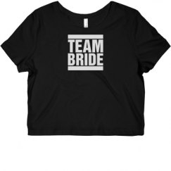 Ladies Slim Fit Crop Top Tee