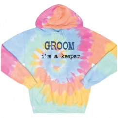 Unisex Tie-Dye Fleece Hoodie