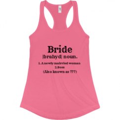 Ladies Slim Fit Racerback Tank Top