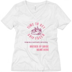 Ladies Relaxed Fit V-Neck Tee