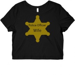 Ladies Slim Fit Crop Top Tee