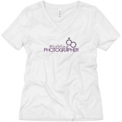 Ladies Relaxed Fit V-Neck Tee