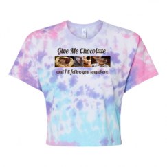 Women's Tie Dye Crop Top Tee