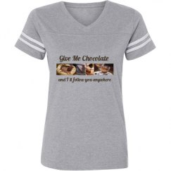 Ladies Relaxed Fit Vintage Sports Tee