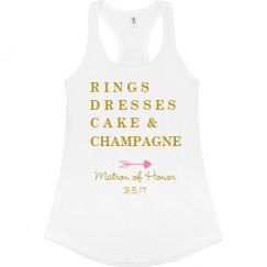 Ladies Slim Fit Racerback Tank Top