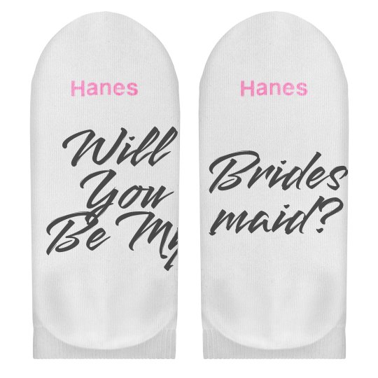 bridesmaid socks