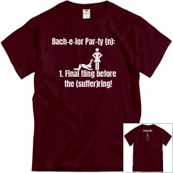 Groom Final Fling w/Back