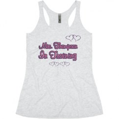 Ladies Slim Fit Super Soft Racerback Triblend Tank