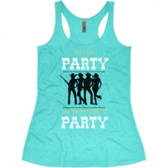 Ladies Slim Fit Super Soft Racerback Triblend Tank